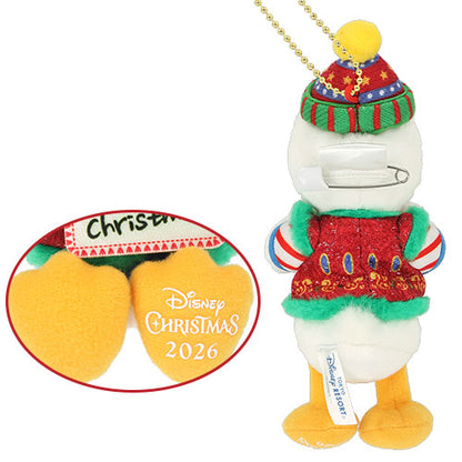 NOV 11 PREORDER - Tokyo Disney Resort - Christmas 2026 - Donald Duck - Parade Plush Keychain
