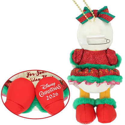 NOV 11 PREORDER - Tokyo Disney Resort - Christmas 2026 - Daisy Duck - Parade Plush Keychain