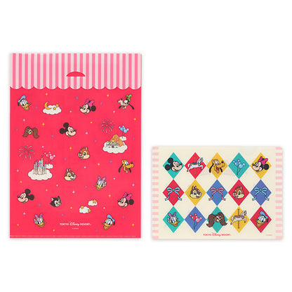 NOV 26 PREORDER - Tokyo Disney Resort - Carousel Collection - Mickey Mouse & Friends - Clear File Set