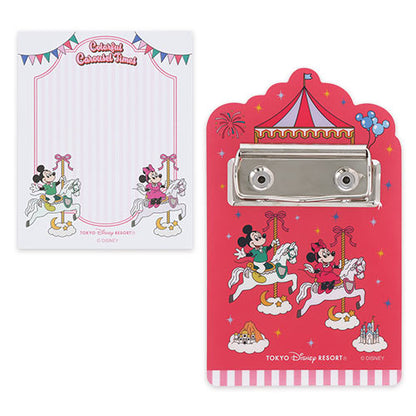 NOV 26 PREORDER - Tokyo Disney Resort - Carousel Collection - Mickey Mouse & Friends - Memo Pad