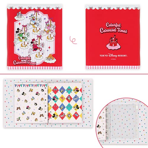 NOV 26 PREORDER - Tokyo Disney Resort - Carousel Collection - Mickey Mouse & Friends - Sticker Book