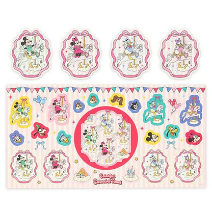 NOV 26 PREORDER - Tokyo Disney Resort - Carousel Collection - Mickey Mouse & Friends - Sticker Set