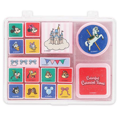 NOV 26 PREORDER - Tokyo Disney Resort - Carousel Collection - Mickey Mouse & Friends - Stamp Set
