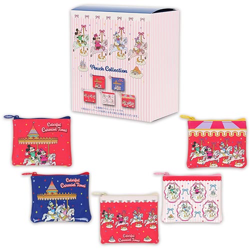 NOV 26 PREORDER - Tokyo Disney Resort - Carousel Collection - Mickey Mouse & Friends - Pouch Blind Bag (Full Set)