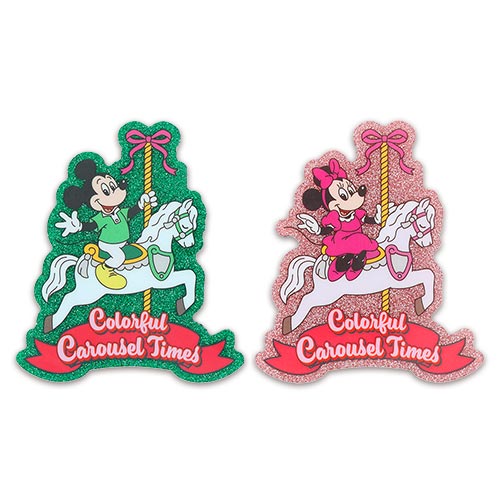 NOV 26 PREORDER - Tokyo Disney Resort - Carousel Collection - Mickey & Minnie Mouse - Magnet Set