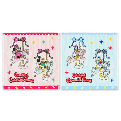 NOV 26 PREORDER - Tokyo Disney Resort - Carousel Collection - Mickey Mouse & Friends - Mini Towel Set