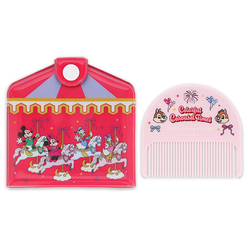NOV 26 PREORDER - Tokyo Disney Resort - Carousel Collection - Mickey & Minnie Mouse - Comb & Mirror