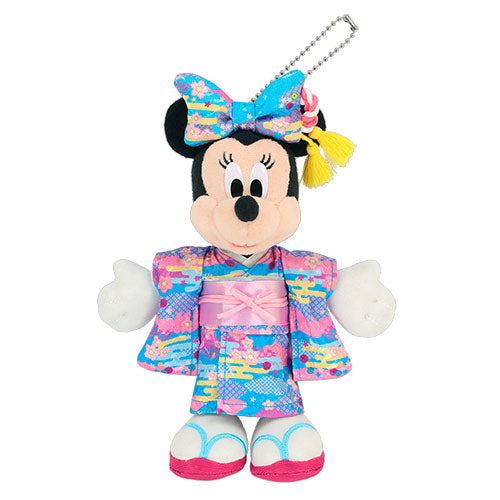 DEC 1 RELEASE - Tokyo Disney Resort - New Years 2027 - Minnie Mouse - Japanese Outfit Plush Keychain