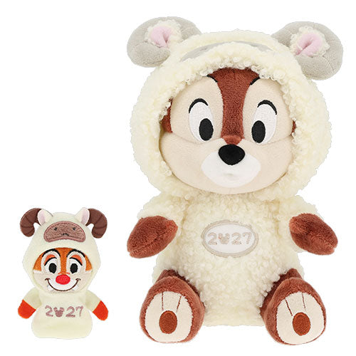 NOV 19 RELEASE - Tokyo Disney Resort - New Years 2027 - Chip Zodiac Plush & Finger Puppet