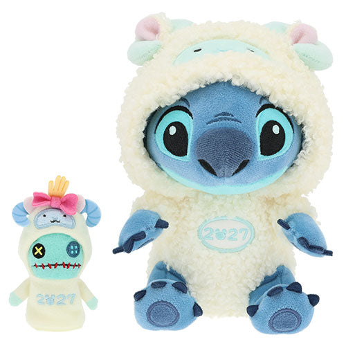 NOV 19 RELEASE - Tokyo Disney Resort - New Years 2027 - Stitch Zodiac Plush & Finger Puppet