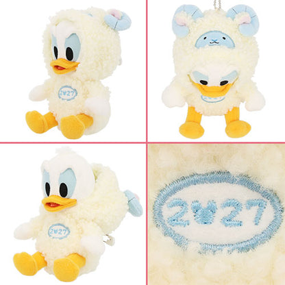 NOV 19 RELEASE - Tokyo Disney Resort - New Years 2027 - Donald Duck Zodiac Plush Keychain