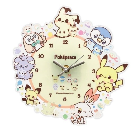 Japan Pokemon Center - PokePeace - Acrylic Wall Clock