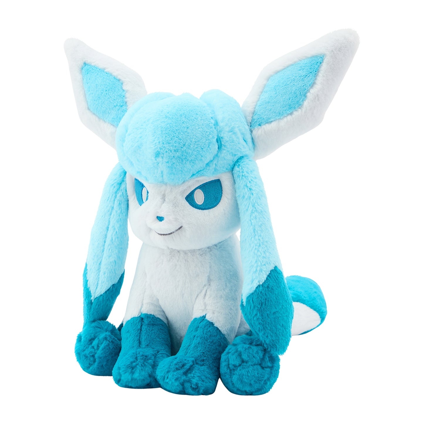 Japan Pokemon Center Original - Glaceon - Fluffy Huggable Plush