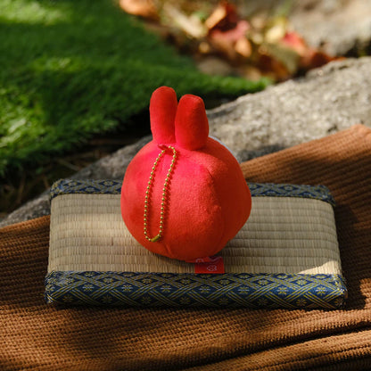 Miffy Japan - New Year 2026 - Lucky Daruma Plush Mascot Keychain - (red)