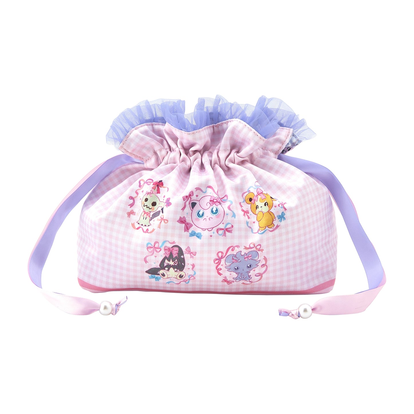 Japan Pokemon Center Original - Reversible drawstring bag - Don't Attack Me
