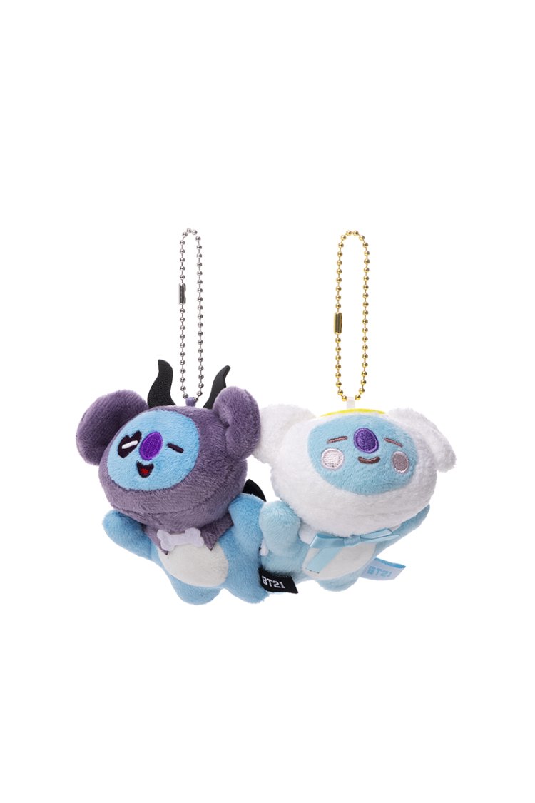 BT21 - Anegl&Villain Plush Keychain Set