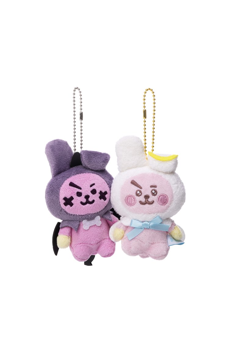 BT21 - Anegl&Villain Plush Keychain Set