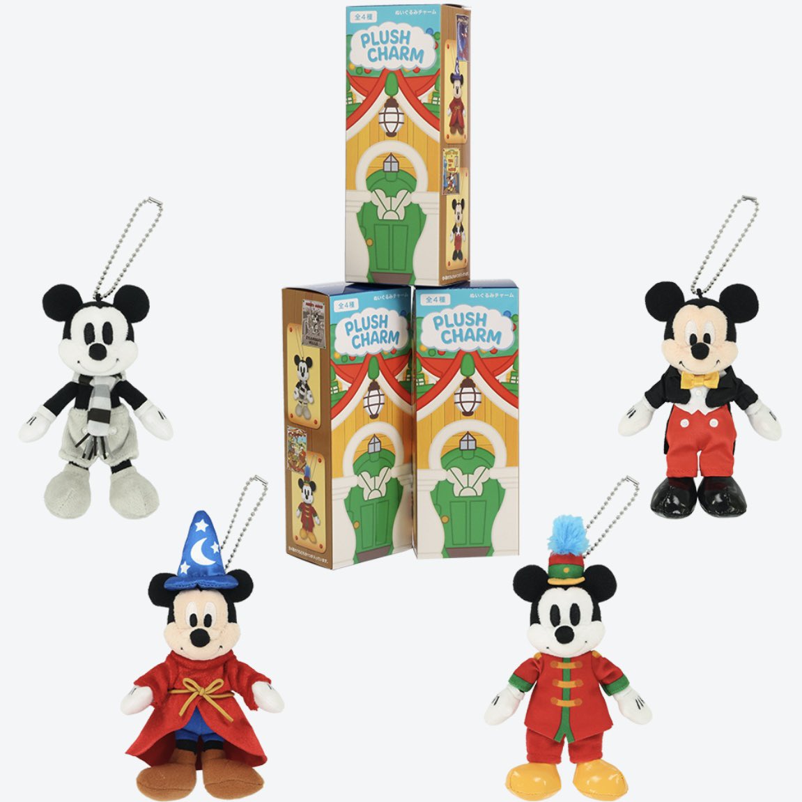 OCT 8 PREORDER - Tokyo Disney Resort - Mickey Mouse - Plush Keychain Blind Box