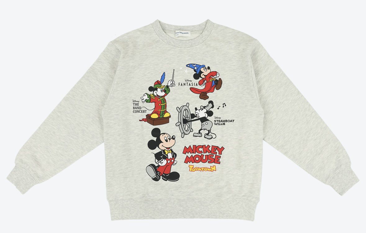 OCT 8 PREORDER - Tokyo Disney Resort - Mickey Mouse - Toontown Sweatshirt (Unisex)
