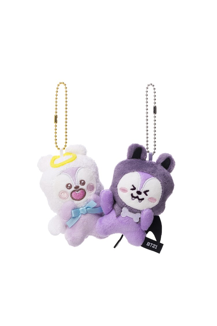 BT21 - Anegl&Villain Plush Keychain Set