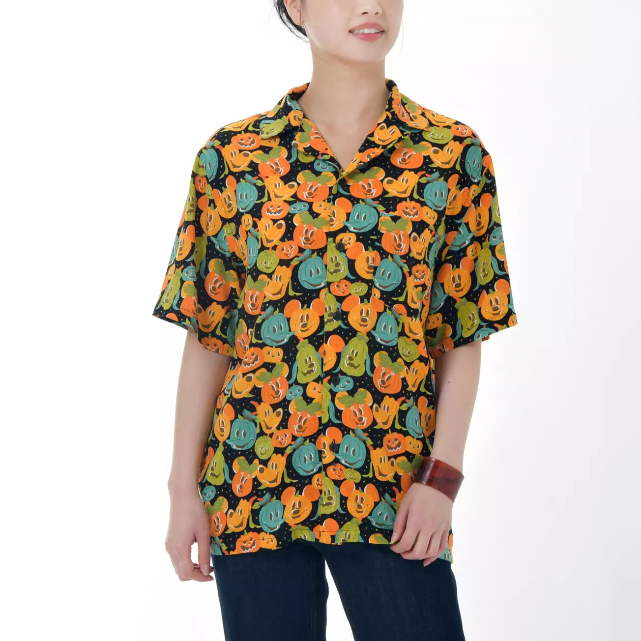 SEPT 3 PREORDER - Japan Limited - Disney Store Halloween 2025 - Mickey & Friends - Pumpkin Short Sleeve