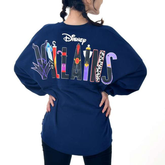 SEPT 3 PREORDER - Japan Limited - Disney Villains - [Spirit Jersey] Disney Villains Long Sleeve T-Shirt