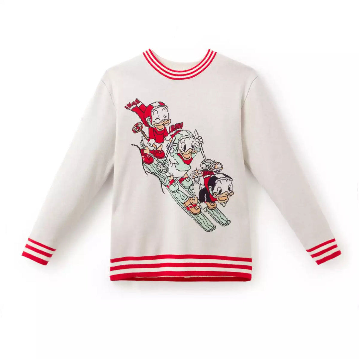 NOV 2 PREORDER - Japan Disney Store - Christmas 2026 - Huey, Dewey & Louie - Long-Sleeve Sweater
