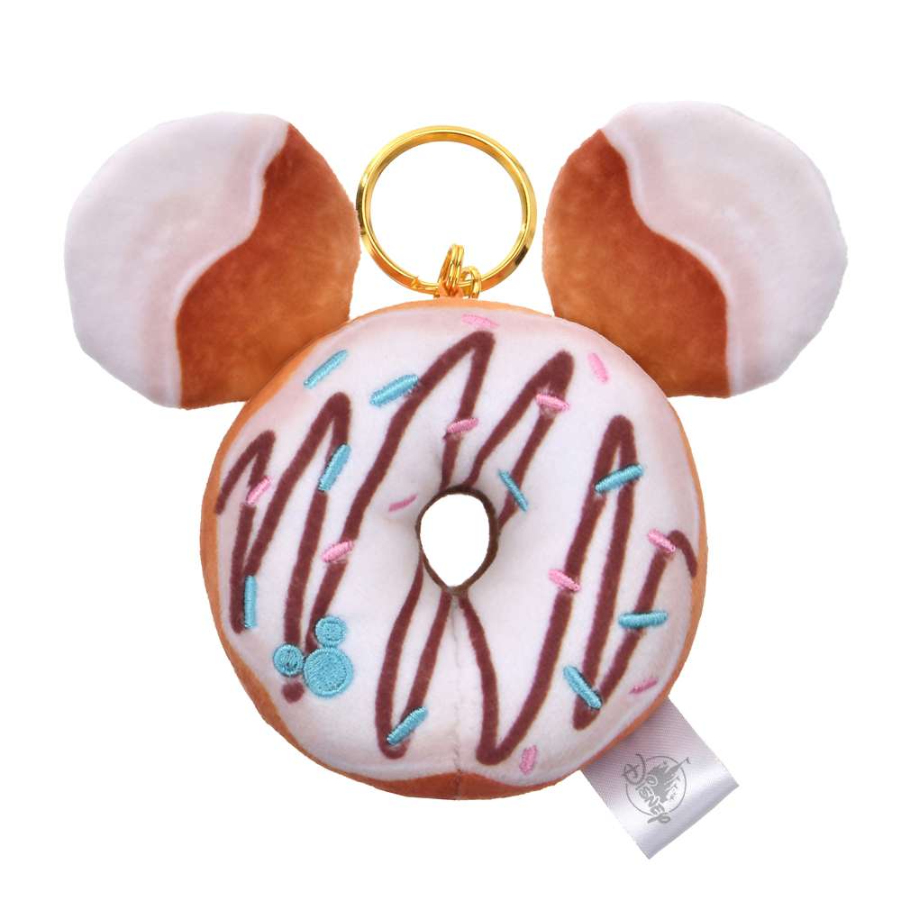 JAPAN LIMITED - Mickey's Bakery - Mickey White Chocolate Donut - Plush Keychain