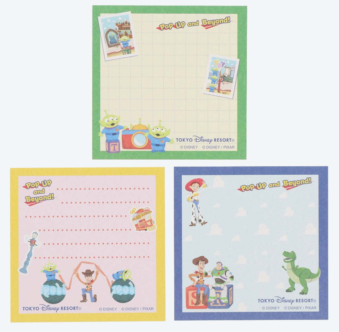 Tokyo Disney Resort - Toy Story - 5 Set Memo