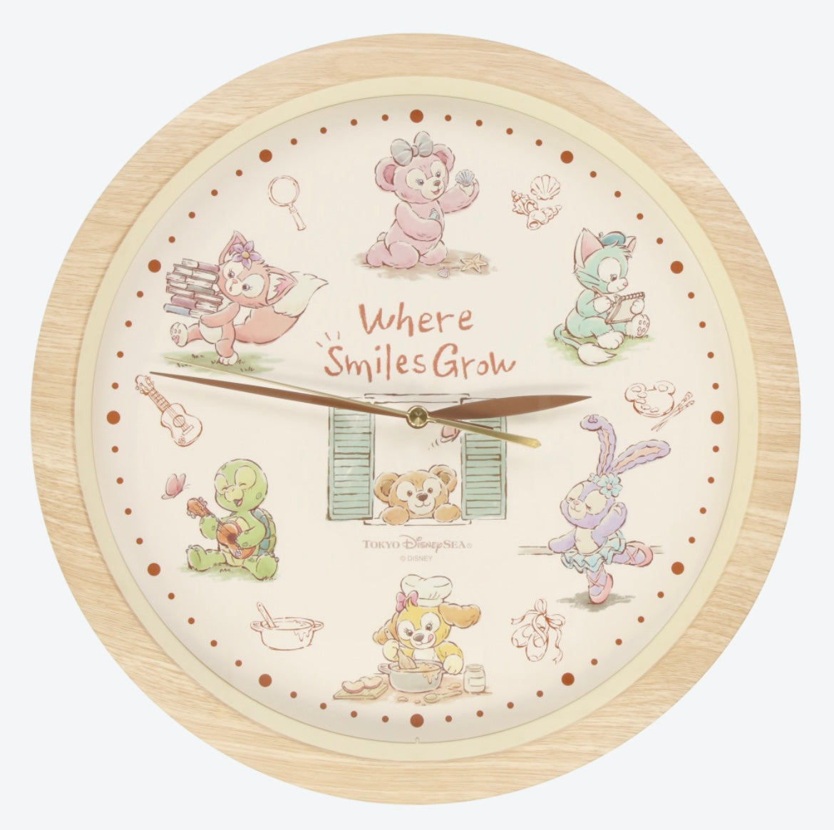 DISNEYSEA LIMITED - Duffy & Friends - Where Smiles Grow - Clock