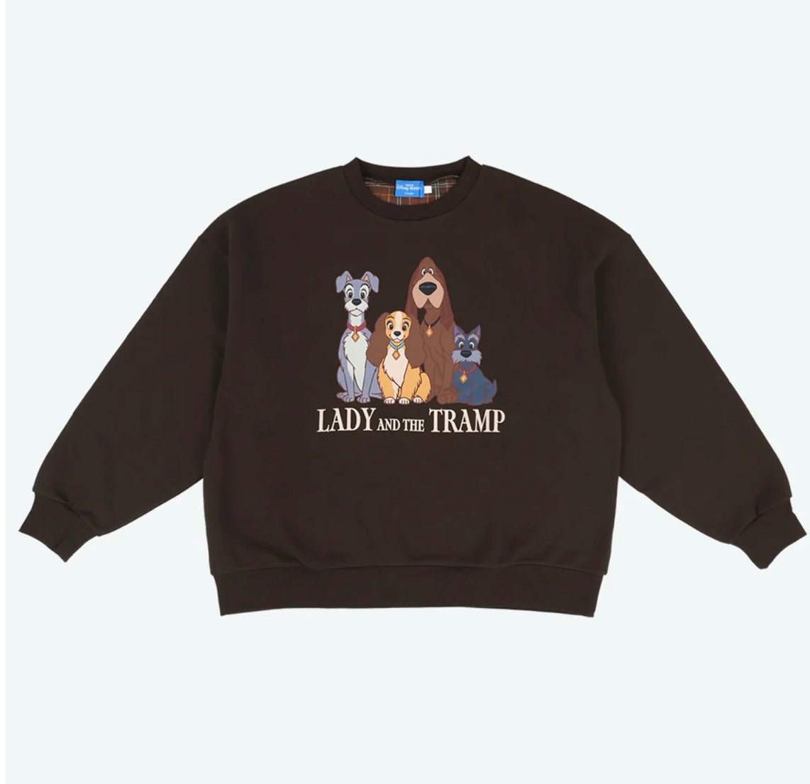 Tokyo Disney Resort - Lady & the Tramp - Oversized Unisex Sweatshirt (brown)