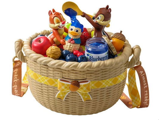 Tokyo Disney Resort - Chip & Dale Picnic Basket - Popcorn Bucket