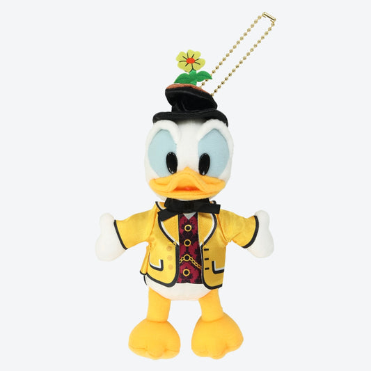 Tokyo Disney Resort - Tokyo Disneyland - The Diamond Variety Muster - Donald Duck Plush Keychain / Pin (2 Outfits)