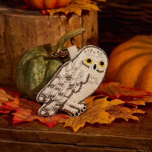 AUGUST 3 PREORDER - Harry Potter Japan - Hagrid's Hut Collection - Hedwig Beaded Bag Charm