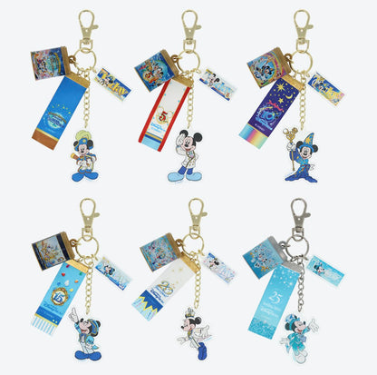 Tokyo Disney Resort - Capsule Toy Anniversary Popcorn Bucket - Blind Bag / Keychain