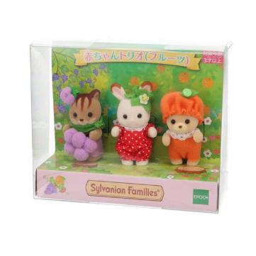 JAPAN LIMITED - Sylvanian Families - Baby Trio - Fruit Set (Grape, strawberry, orange)