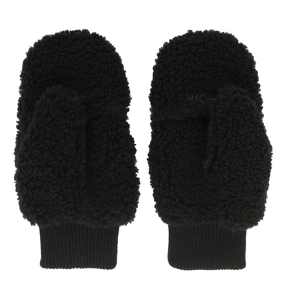 Tokyo Disney Resort - Winter - Mickey Mouse - Fluffy Black Mittens / Gloves