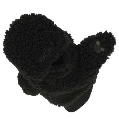 Tokyo Disney Resort - Winter - Mickey Mouse - Fluffy Black Mittens / Gloves