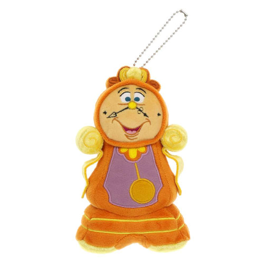 Tokyo Disney Resort - Beauty & the Beast -  Cogsworth Plush Keychain / Badge