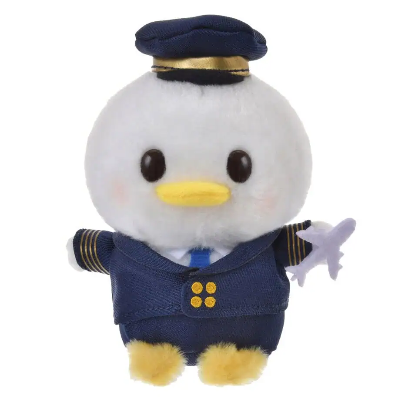 Japan Disney Store - Disney Flagship Tokyo Japan Tour - Haneda Airport Pop Up - Donald Duck - Pilot Urupocha (Gift Bag Included)