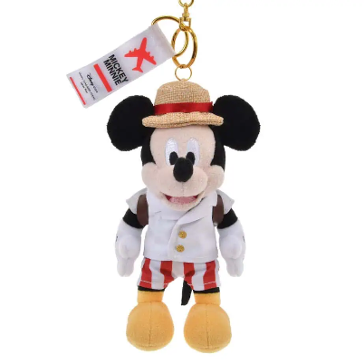 Japan Disney Store - Disney Flagship Tokyo Japan Tour - Haneda Airport Pop Up - Mickey Mouse - Plush Keychain