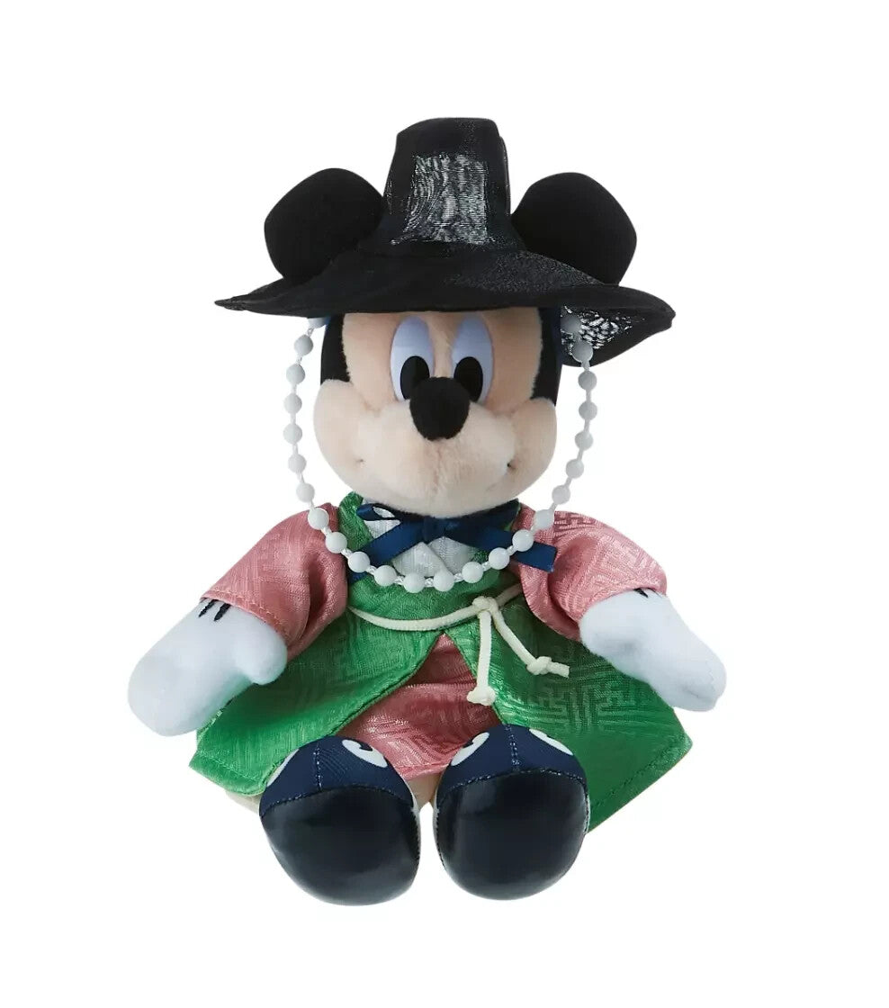 Korea Disney Store - Mickey Mouse - Hanbok Plush Keychain