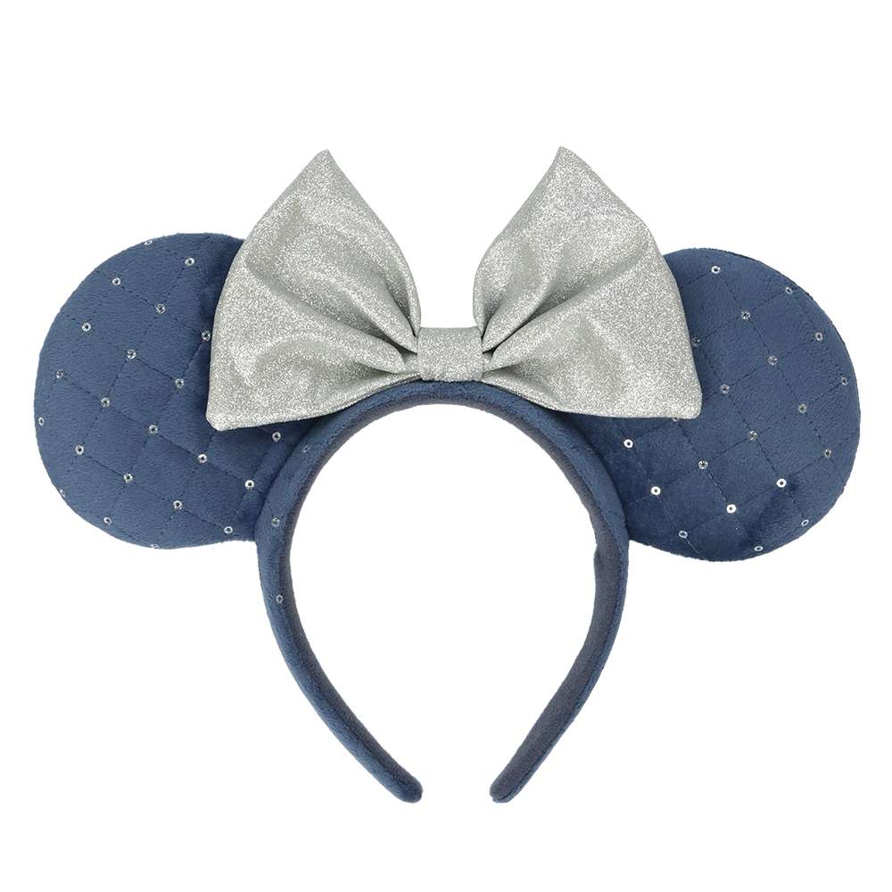 Tokyo Disney Resort - Blue & Silver - Quilted Minnie Ears