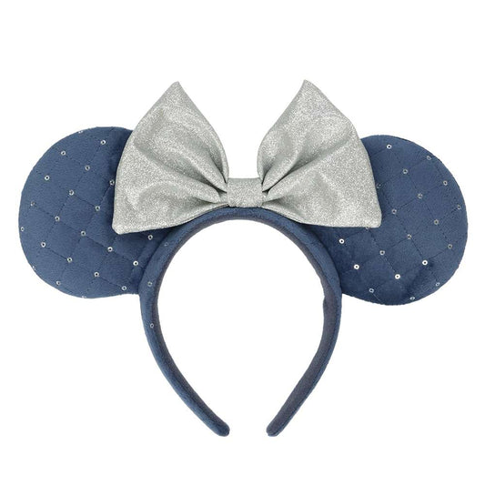 Tokyo Disney Resort - Blue & Silver - Quilted Minnie Ears