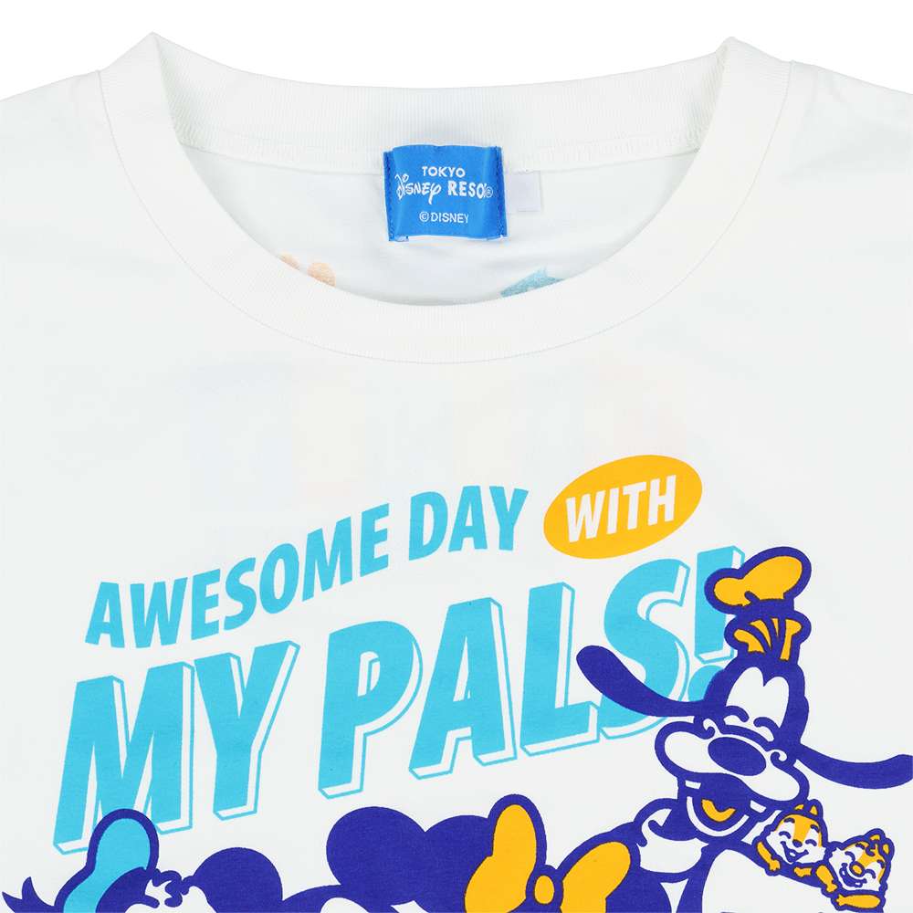 Tokyo Disney Resort - My Pals - Unisex Tshirt - Blue x Yellow