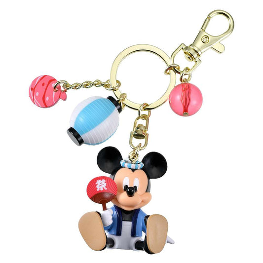 (July 25 preorder) JAPAN LIMITED - Mickey Mouse - Japanese Matsuri - Keychain