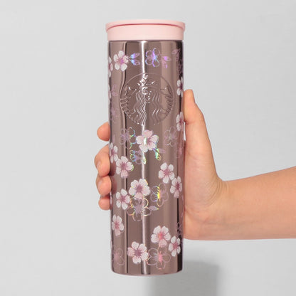 Starbucks Japan - Sakura 2026 - Light Metallic Pink - Stainless Steel Bottle - 473ml