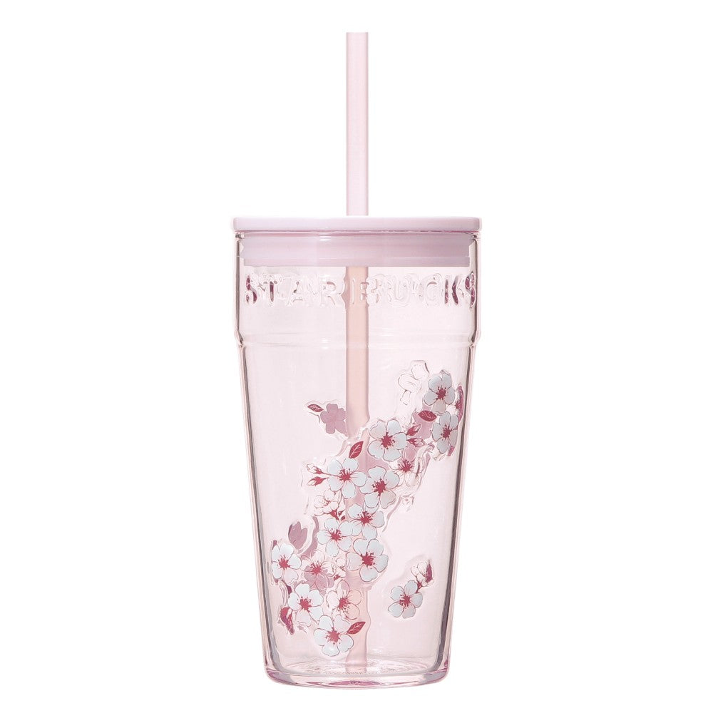 Starbucks Japan - Sakura 2026 - Pink Glass Tumbler - 473ml