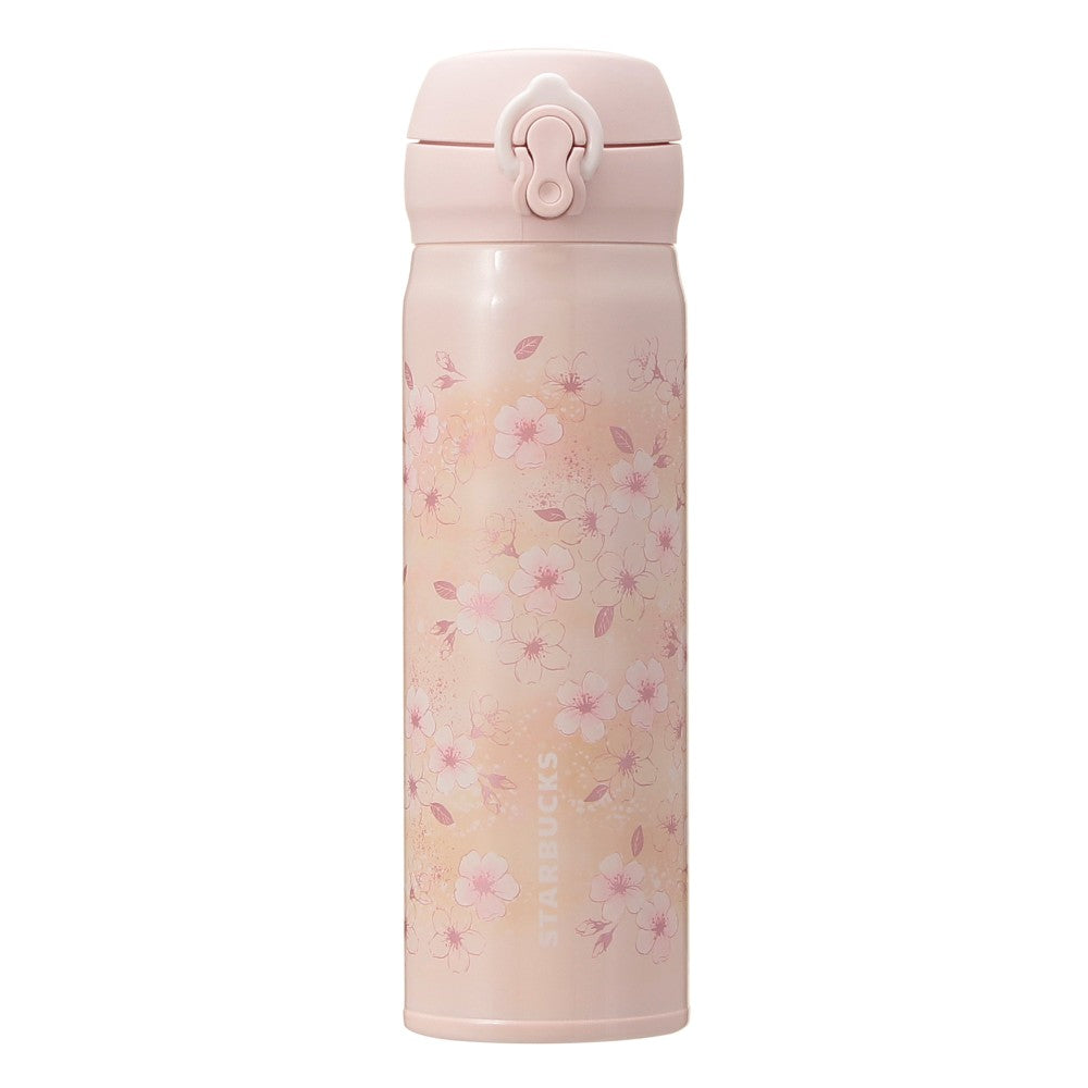 Starbucks Japan - Sakura 2026 - Handy Stainless Steel Bottle - Pink Beige - 500ml