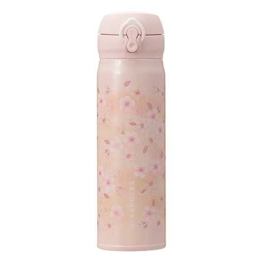 Starbucks Japan - Sakura 2026 - Handy Stainless Steel Bottle - Pink Beige - 500ml